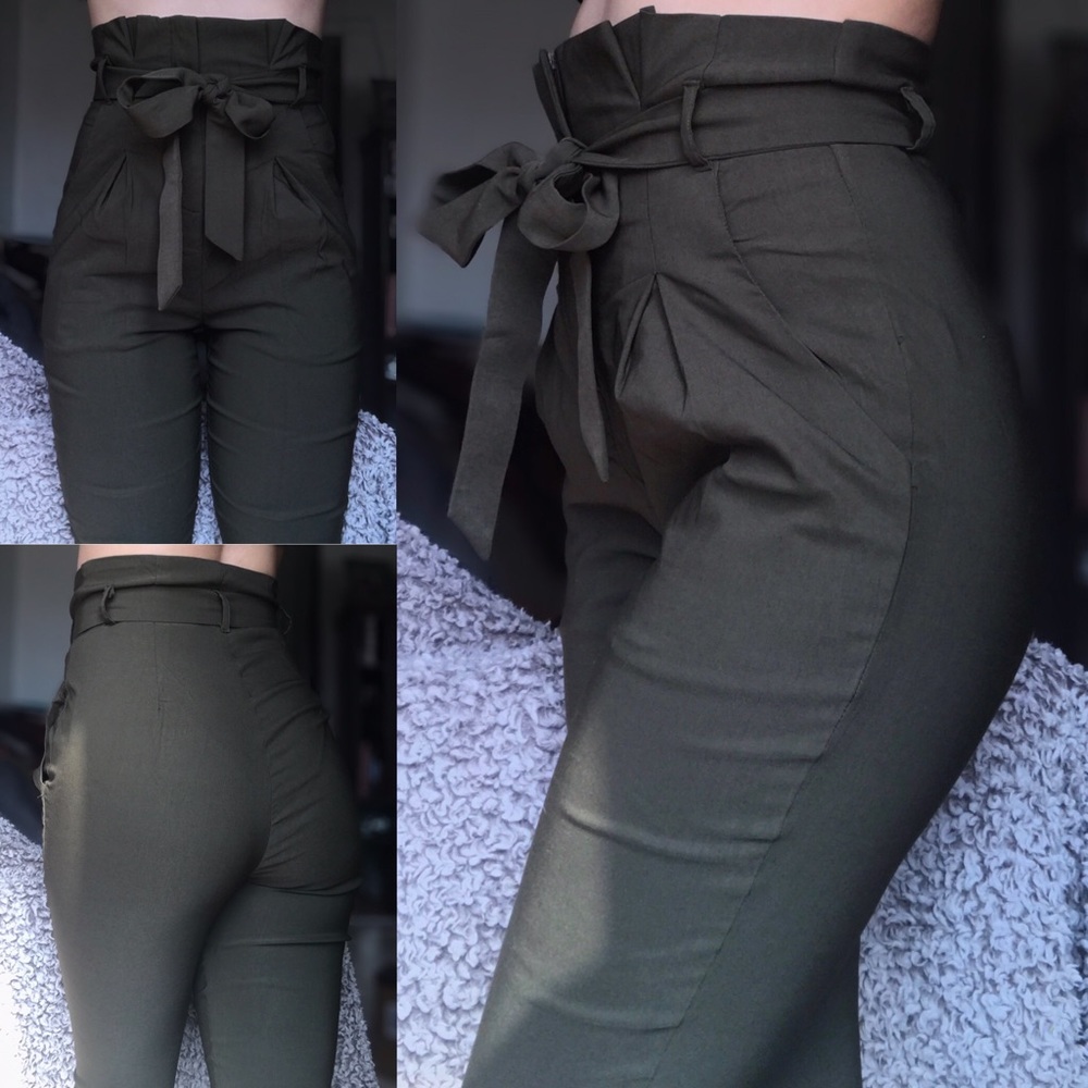 Dressy Dark Green Pants
